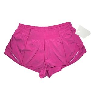 Lululemon NWT size 10 Hotty Hot High Rise Shorts 2.5" Inseam Hot Pink Running